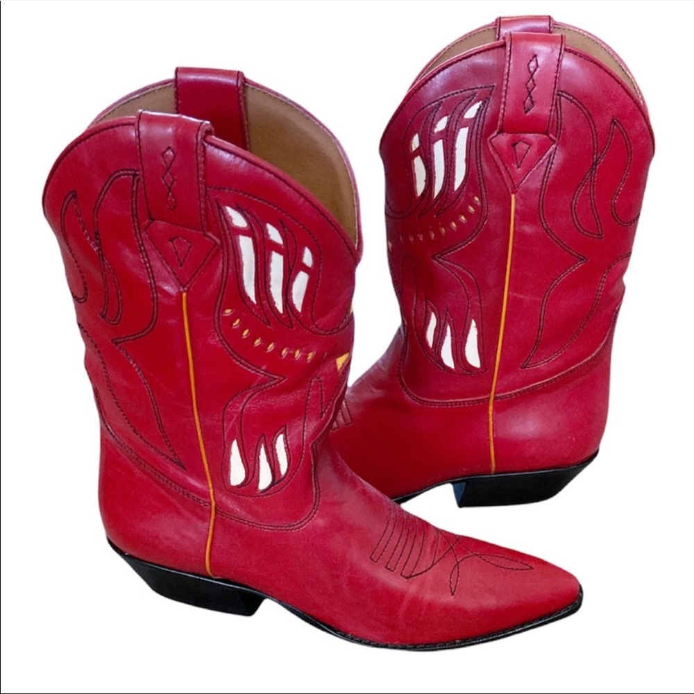 Red cowgirl Boots